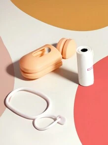 1 pezzo (include 1 rotolo di sacchetti per rifiuti) Porta sacchetti per escrementi di animali domestici portatile, dispenser di sacchetti per rifiuti di cani da esterno