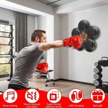 1 Máy Đấm Bốc Âm Nhạc Thông Minh Kèm Găng Tay Đấm Bốc Người Lớn Miễn Phí, Túi Đấm Treo Tường Để Tập Luyện Tại Nhà, Tương Thích Phát Nhạc - Nhiều màu - Xem 10