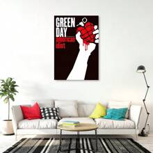 1 Pc - Music Poster (American Idiot - Album Cover) Poster... Suitable For Home Decoration Summer Decoration,The Best Gift For Friends No Frame,Home Decor ,Room Decor,Wall Decor Gifts Birthday Graduation