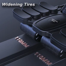 2025 New 4-Wheel Abdominal Roller With Elbow Pad Support - Automatic Rebound Ab Wheel, Upgraded Home Gym Core Exercise Equipment (Elbow Pad Is Placed In The Packaging Box, Please Attach It Yourself After Receiving The Goods) Gym Accessories, Sport, Gym, Home Exercise, Abdominal Wheel, Abdominal Roller