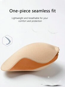 Sutien din silicon adeziv fără bretele caise cu petale de sân invizibil pentru rochii fără spate și decolteuri adânci - Caisă - Vizualizare 4