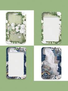 Vỏ bảo vệ 3 inch Vòng đeo tay lò xo Acrylic trong suốt Yếu tố hình bướm trong suốt Móc chìa khóa nhẹ Mặt dây chuyền có phụ kiện lò xo Tùy chọn Phụ kiện dễ thương cá nhân để sử dụng hàng ngày Ví đựng thẻ sinh viên Ví đựng danh thiếp Ví đựng thẻ tín dụng Ví đựng thẻ ID dành cho phụ nữ Ví đựng thẻ - Nhiều màu - Xem 9