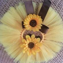 Conjunto de Saia + Faixa de Cabeça para Bebês Recém-Nascidas Meninas, Conjunto de Saia Tutu e Faixa de Cabeça, Faixa de Cabelo com Flor, Fantasia de Bebê e Criança Pequena, Acessório de Fotografia Princesa, Presente de Chá de Bebê, Decorações Familiares, Presentes de Chá de Bebê e Páscoa para Meninas/Meninos