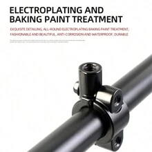 2 chiếc Giá đỡ tay lái xe máy Hợp kim nhôm 8 mm/10 mm Giá đỡ gương chiếu hậu gắn Bộ chuyển đổi kẹp Chủ đề màu đen cho xe máy ATV, xe tay ga Phụ kiện xe máy - màu đen - Xem 7