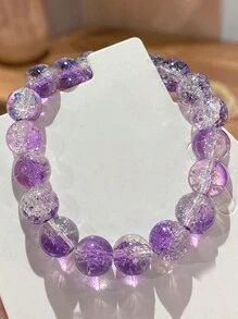 1pc Fashionable Sweet Colorful Crystal Beaded Bracelet For Women, Suitable For Gift Giving To BFFs, Friends, Fidgeting And Wearing - Beaded Bracelet - View 14