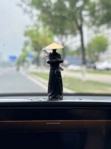 1pc Ancient Style Samurai Decoration Figurine For Computer, Desktop, Car, Home Best