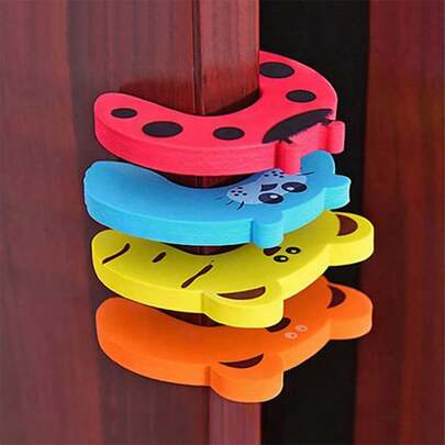 1 件/3 件/5 件随机款式动物泡沫门挡，儿童门挡，适合各种节日，保护儿童婴儿洗澡家庭装饰礼物