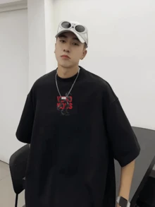 Men's Oversize T-Shirt Sneake Cobra Style Streetwear T-Shirt Premium Oversized Shirt - trắng - Xem 2