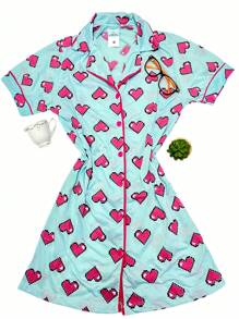 Women Nightgowns & Sleepshirts - 綠色 - 查看 5