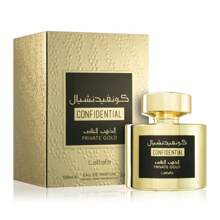 Lattafa Confidential Private Gold 100ML Unisex Perfume - Floral - View 2