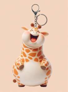 1个亚克力可爱长颈鹿休闲钥匙扣，派对礼物或万圣节礼物，送给朋友、背包、学校用品、汽车配件、哥特风Y2K万圣节配饰、教师节、圣诞节包包挂饰、汽车配件、姐妹礼物创意 - 彩色 - 查看 20