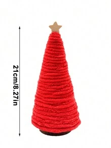 1pc, Mini Artificial Christmas Tree, Multi-Color Simulation Christmas Pine Tree Set, Festive Holiday Ornaments, Home Room Tabletop & Shelf Decor, Christmas Holiday Decor Accessory,Christmas - Multicolor - View 18