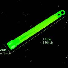 5pcs Glow Sticks With Hooks For Outdoor Camping, Emergency Lights, Party, Christmas, Halloween, Camping Accessories