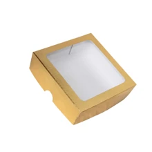Caixa Visor Colorida Acetato Pacote com 10 unidades - DOURADO - Visão 2