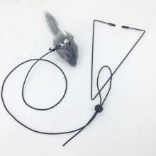 Interactive Cat Toy Cats Mouse Toys Hanging Door Retractable Plaything Funny Self-Hey Kitten Scratch Rope Mouse Toy Pet Products - Multicolor - View 4