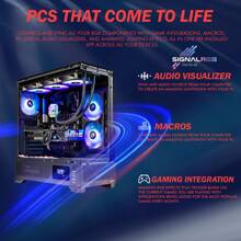 Gigatech Gaming Omega 5 Gaming PC Desktop - Intel Core Ultra 7 265K 5.5GHz 20-Core Processor, NVIDIA RTX 5070 TI GPU Graphics Card, DDR5 6000MHz, 1TB SSD, RGB, Windows 11, Wi-Fi, Mouse + Keyboard Bundle - 查看 3