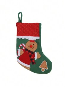 圣诞老人圣诞装饰圣诞袜礼品袋悬挂糖果袋圣诞袜，家居装饰，圣诞装饰，派对用品 - 彩色 - 查看 11