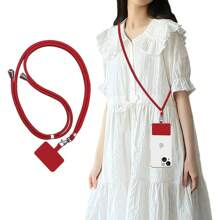 Universal Adjustable Cell Phone Lanyard - 淺灰紫 - 查看 3