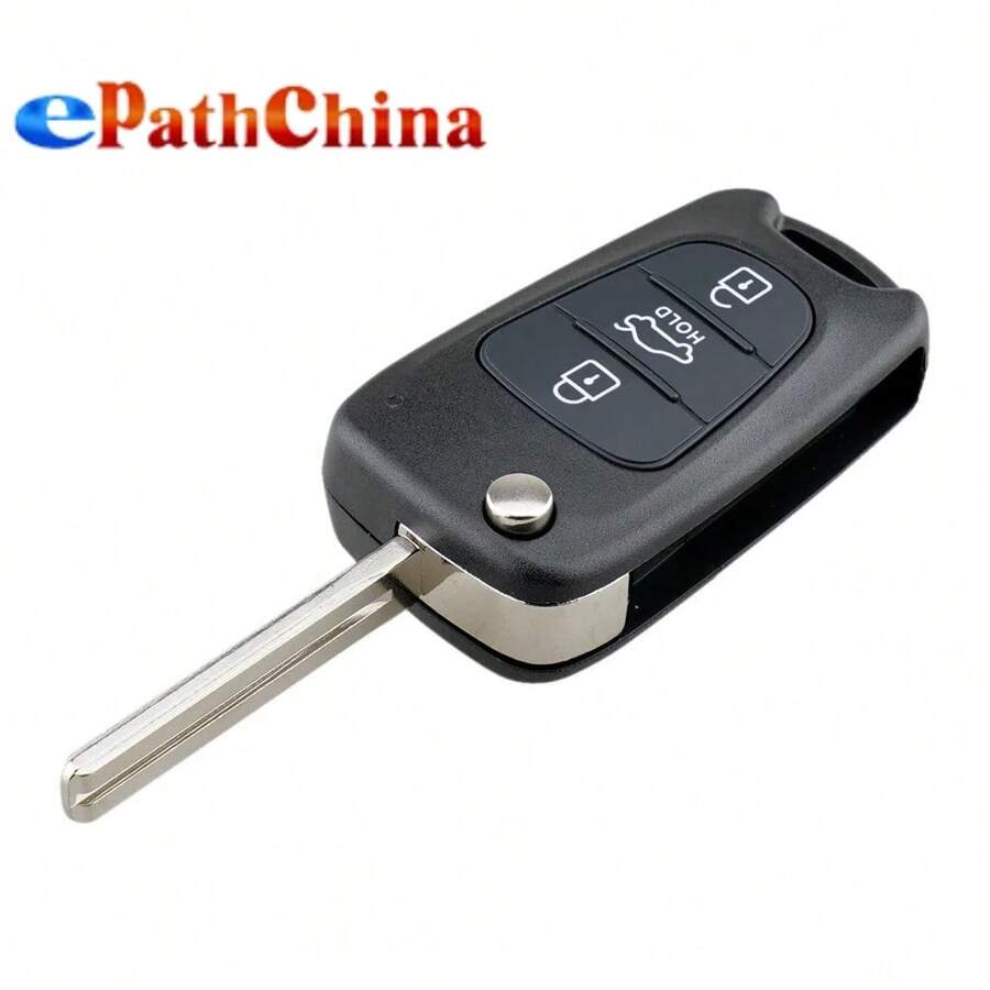 1 Đen 3 Nút, Chip Không Cần Chìa Khóa Cho 1 Đen 3 Nút, Chip Không Cần Chìa Khóa Cho Hộp Đựng Chìa Khóa Ô Tô, Phù Hợp Với Xiandai, Kia Và SsangYong, Cần So Sánh Với Kích Thước Chìa Khóa Ô Tô Ban Đầu - đen - Xem 1