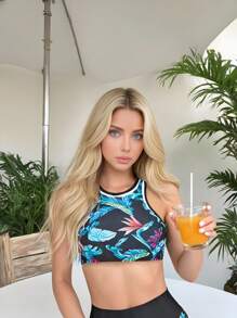 Women Bikini Sets - 藍色 - 查看 4