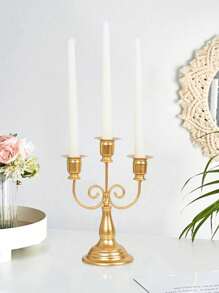 1 PIEZA/Set Portavelas/Candelabros/Vela, Decoración de vela para el hogar Decoración personalizada creativa, Decoración de habitación/Decoración del hogar/Decoración de mesa, Adecuado para decoración de patio exterior, Decoración de escritorio de oficina, Cena a la luz de las velas, Ambiente de habitación, Adecuado para boda, reunión familiar, fiesta, confesión, decoración de mesa, Día de Acción de Gracias/Navidad/Halloween