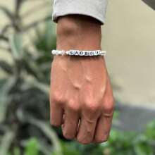 Pulsera Sadboyz Letras - Negro - Ver 4