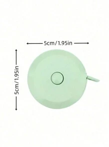 1 thước dây đo tự động thu gọn dễ thương, thước dây mềm, thước đo cơ thể mềm dẻo để giảm cân, đo cơ thể y tế, may vá, thợ may, thước dây dài 1,5 m/60 inch - Nhiều màu - Xem 6