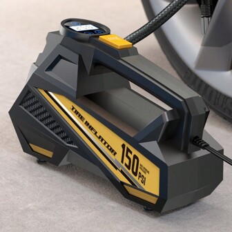 CARSUN Compresor de aire portátil de 12V con gran potencia de 22 cilindros de CARSUN