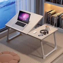 1pc Adjustable Laptop Desk, Portable Bed Tray Table For Dorm Bunk Bed, Bedroom Window Sill Study Desk - Multicolor - View 1