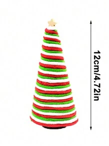 1pc, Mini Artificial Christmas Tree, Multi-Color Simulation Christmas Pine Tree Set, Festive Holiday Ornaments, Home Room Tabletop & Shelf Decor, Christmas Holiday Decor Accessory,Christmas - Multicolor - View 19
