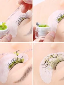 HMQ beauty Zestaw do makijażu 80 elementów Narzędzia do rzęs Jednorazowy mikro pędzel Pędzel do ust Pędzel do eyelinera Spinka do włosów Pędzel do brwi z pudełkiem Salon kosmetyczny Salon Makijaż Podstawowe podstawowe narzędzia