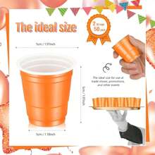 20/50 piezas Vasos de chupito de plástico de 2 onzas, mini vasos desechables de 2 onzas para bodas, fiestas de graduación, cata de cervezas, aperitivos (multicolor), Navidad