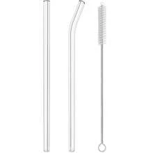12 Unidades de Palhas de Vidro Reutilizáveis com 2 Escovas de Limpeza - Cores e Estilos Variados, Palhas para Bebidas, Smoothies, Café Gelado, Drinques, Bebidas de Verão, Suprimentos para Festa, Ideias de Presente para Natal, Aniversário ou Réveillon, Materiais Escolares