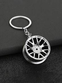 1pc Black Car Rearview Mirror Hanging Decoration Accessories - Black - View 2