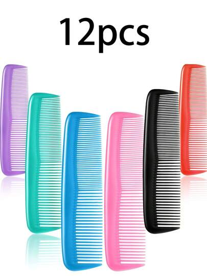Set de 3/12 peines multicolor de estilo bohemio, cepillo de cabello con dientes gruesos y finos, peine unisex portátil, adecuado para uso doméstico, hotelero u al aire libre, cepillo de cabello, peine, herramientas para el cabello, productos y accesorios para el cabello para peluquería, salón de belleza, artículos esenciales de viaje, vuelta al colegio, artículos esenciales de viaje, accesorios para el cabello para mujeres, cepillo, cepillos de cabello, cepillo de cabello, cepillo desenredante, cepillo de cabello, peine de madera, cepillo de cabello, mini cepillo de cabello, cepillo desenredante, cepillos de cabello, cepillo para cabello rizado, equipo de peluquería, peine pequeño, mini cepillo de cabello, artículos esenciales de viaje, peinado, peluquería, cepillo de cabello, cepillo para el cabello hacia atrás, cepillo de peinado, cepillo para cabello rizado, cepillo de borde, peine de cabello, cepillar el cabello, set de cepillos de cabello, peinar el cabello, peine para rizos, cepi