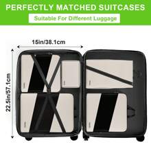 Compression Packing Cubes For Suitcases, 6 Set Travel Organizer Cubes For Travel Essentials - 米色 - 查看 6