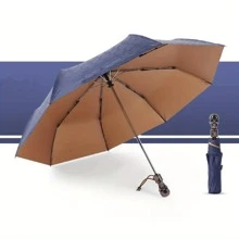 This Creative Skull-Handled Umbrella Is Perfect For Halloween. It's Windproof, Rainproof, Thickened, And Reinforced – An Essential Item And A Great Gift. Multiple Canopy Colors Are Available. Suitable For Both Men And Women, And Ideal For Daily Work And Back-To-School Use.,Umbrella - Skull Series - View 7