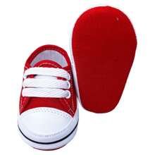 Newborn Baby Sneakers - Đỏ - Xem 4