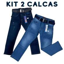 Kit 2 Children's Jeans For Boys - Màu xanh lam - Xem 1