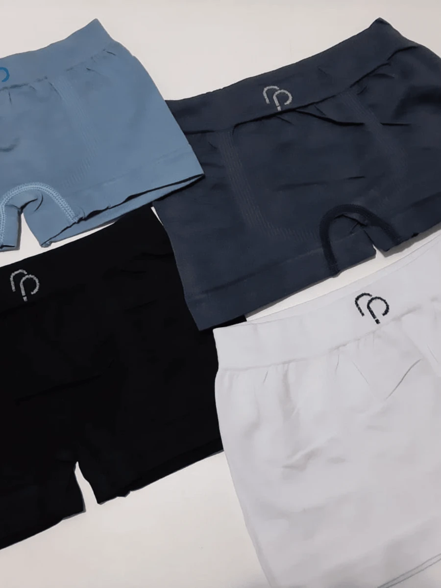 Kit Of 10 Children's And Youth Briefs RP Children's Boxer Underwear, No Brand, Seamless Microfiber - 彩色 - 查看 1