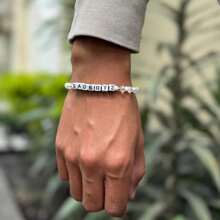Pulsera Sadboyz Letras - Negro - Ver 2