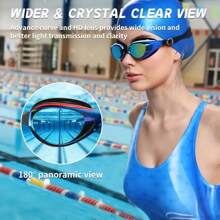 Polarisierte Schwimmbrillen in verschiedenen Farben, beschlagfrei, UV-geschützt, auslaufsicher, klare Schwimmbrillen, Strandutensilien, Strandaccessoires, Poolschwimmhilfe
