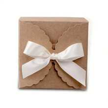 10pcs/5pcs/1pc New White Cardboard Handmade Soap Flower Square Gift Box, Simple Style Baked Candy Folding Small Paper Box, Packaging Box, Gift Box, Wedding Supplies, Wedding Gift, Wedding Decor, Holiday Gift Box, Party Gift Box, Ribbon Gift Box Valentines - Gift Boxes - View 12