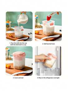 1 pieza, Taza para ensalada, Taza para avena, Taza mezcladora de comida para ensalada, Taza para yogurt, Recipiente de plástico saludable para ensalada con cuchara, Contenedor para aderezo de ensalada, Taza para ensalada para picnic, almuerzo, desayuno, Taza para ensalada con tapa, Recipiente para ensalada para llevar, Recipiente para ensalada para el almuerzo, Kit de ensalada, Cocina, Regalo de Navidad, Útiles escolares
