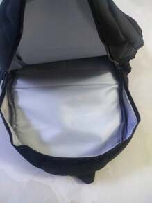 经典休闲通勤/旅行/购物背包，大容量背包，夏季学院书包，多功能宿舍大学男士包，学校背包，假日电脑男士黑色包，返校沙滩包，夏季包，春假包，背包，旅行必备品，大包，学校用品，学生新生活用品，男士必需品 - 黑色 - 查看 5