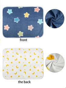 Waterproof Changing Pads,Reusable Leak Proof Crib Disaper Pads,Portable Unisex Baby Changing Mat For Home&Travelbaby Shower Family Decorations Gifts - Multicolor - View 6