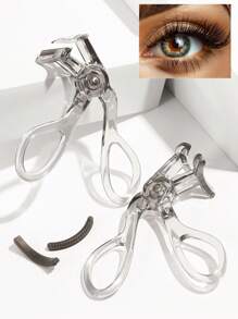 1 Pc XIXI Eyelash Curler Beauty Cosmetic Portable False Eyelashes Auxiliary Makeup Tools Eyelash Curling Clip Local Eyelash Curler - Multicolor - View 5