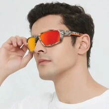 1 sztuka Modne Klasyczne Unisex Vintage Sportowe Modne Okulary Męskie Damskie Modne Wzór Kratki Unisex Outdoor Sportowe Modne Okulary Dla Mężczyzn Kobiet Luksusowa Marka Projektant Modne Okulary Tropikalna Plaża Wakacje Lato Pastele Okulary