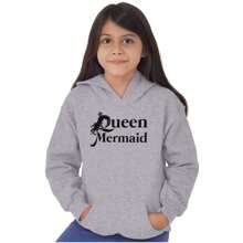 Queen Of The Mermaids Beach Lover Kids Hoodie Sweatshirt Girls