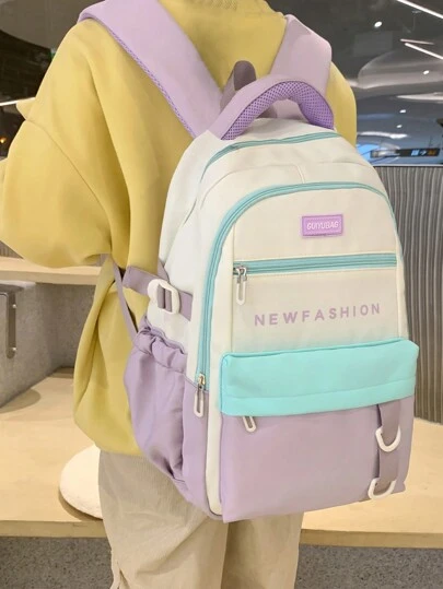 男士新款背包，时尚百搭的简约纯色单肩包，适合日常户外休闲旅行、学校、大容量背包。对于男士来说，它重量轻，可以戴在行李箱上，学校背包，返校学生学校用品书包，书包